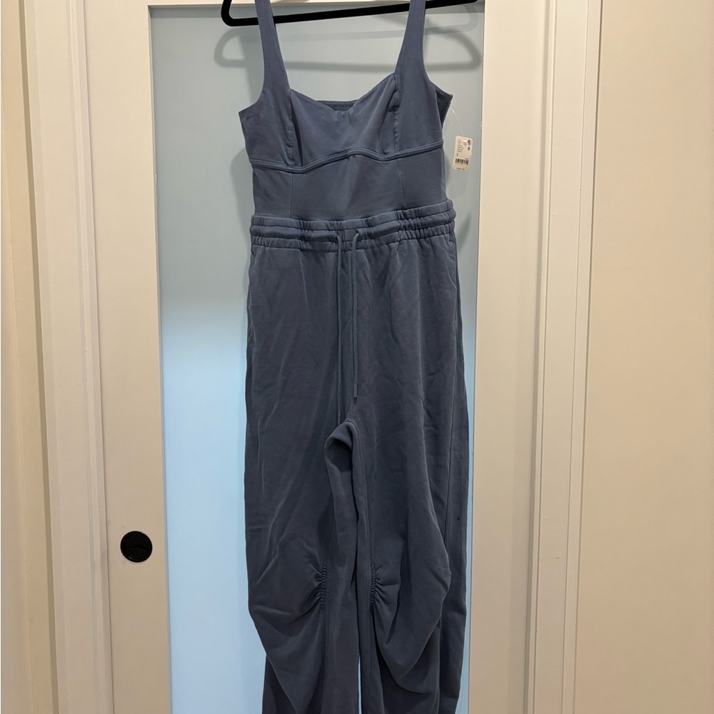 NWT Free People Movement Blue Jumpsuit